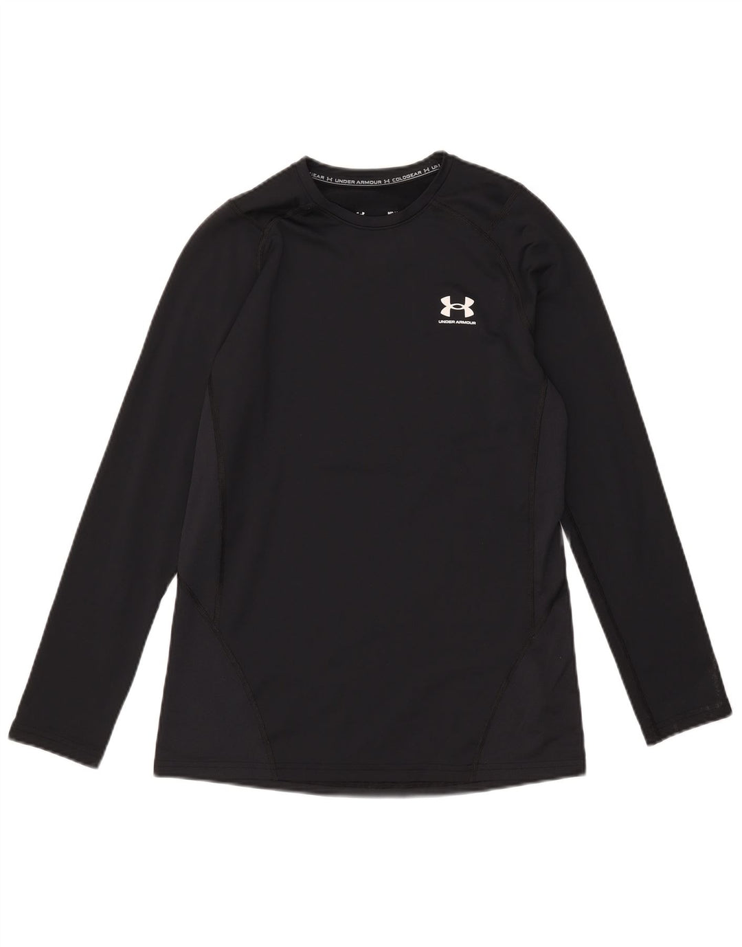 Under Armour Uomo Cold Gear Top manica lunga poliestere nero medio
