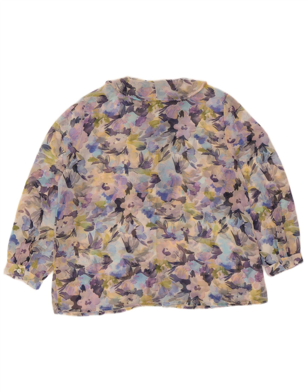 Camicetta trasparente da donna French Connection UK 10 piccola multicolore