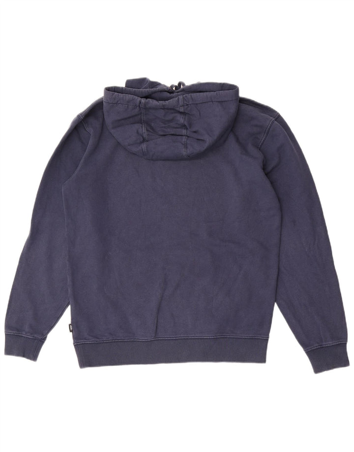 Felpa con cappuccio grafica da uomo Vans Small in cotone blu navy