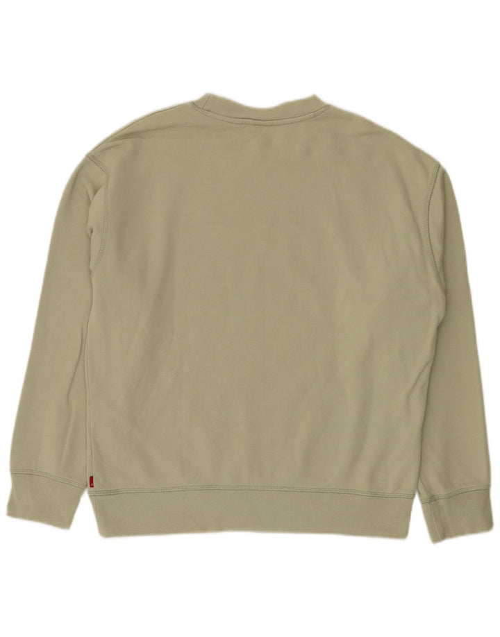 Felpa da uomo Levi's in cotone verde medio