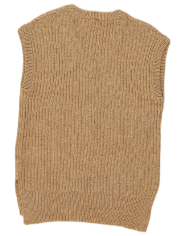 Canotta da donna Marks & Spencer UK 10 piccola in cotone beige