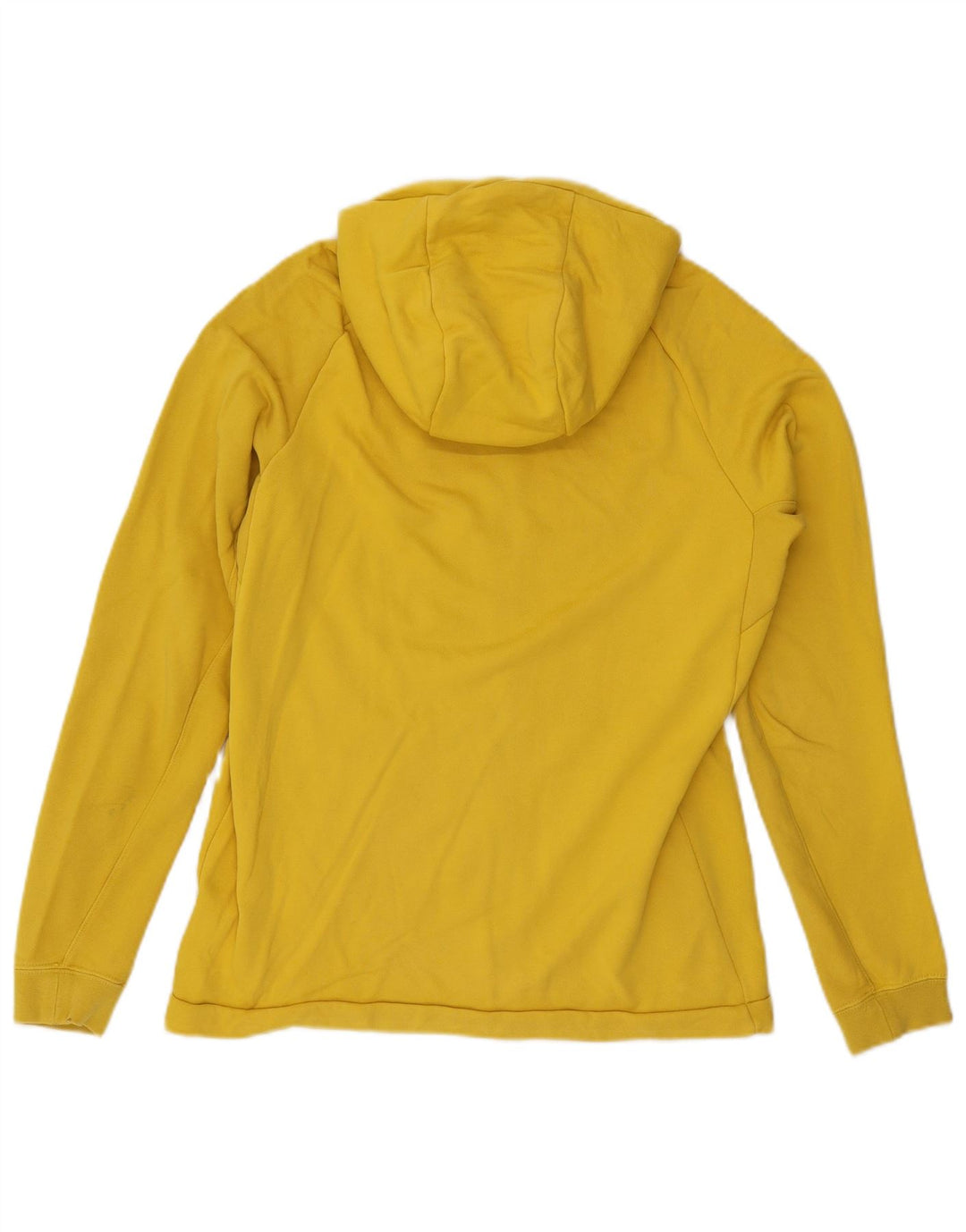 Felpa con cappuccio e zip Nike da uomo in cotone giallo medio