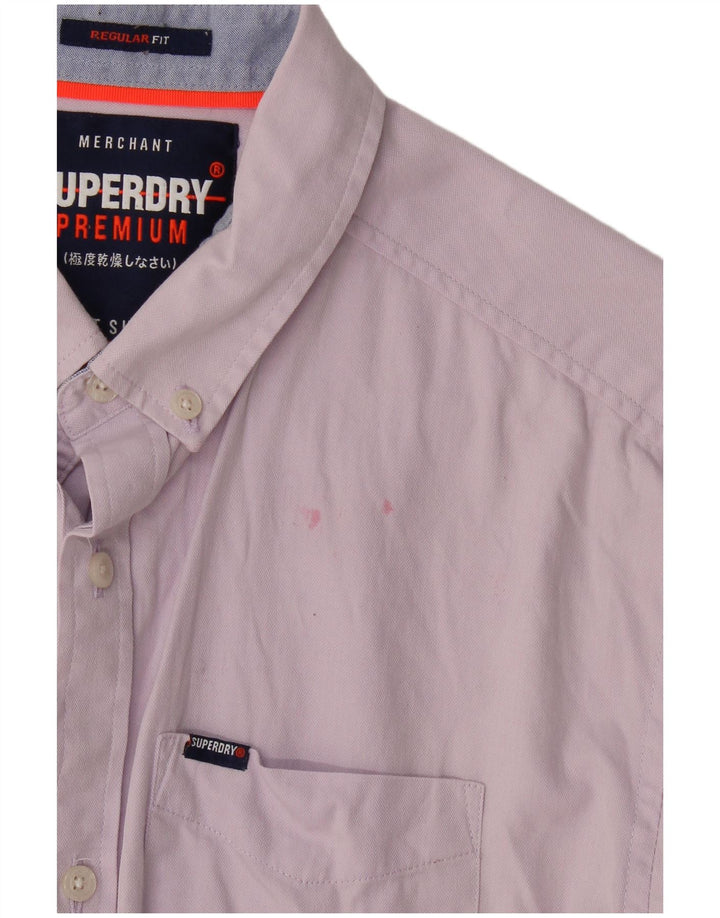 Camicia da uomo Regular Fit Superdry Small rosa