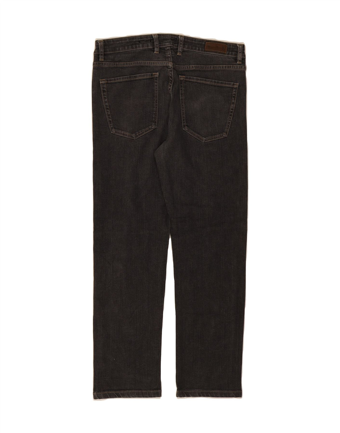 MASSIMO DUTTI Womens Straight Jeans EU 38 Small W30 L27 Black Cotton Vintage Massimo Dutti and Second-Hand Massimo Dutti from Messina Hembry 