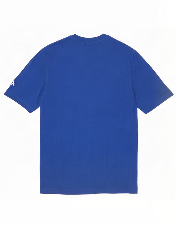 T-shirt da uomo Puma Top XS in cotone blu