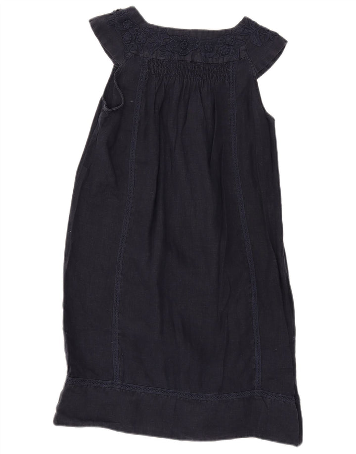 Abito a trapezio senza maniche da donna Zara UK 12 blu navy medio