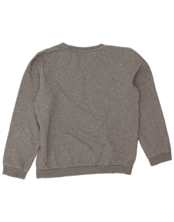 Felpa grafica da ragazzo Puma 13-14 anni in cotone grigio