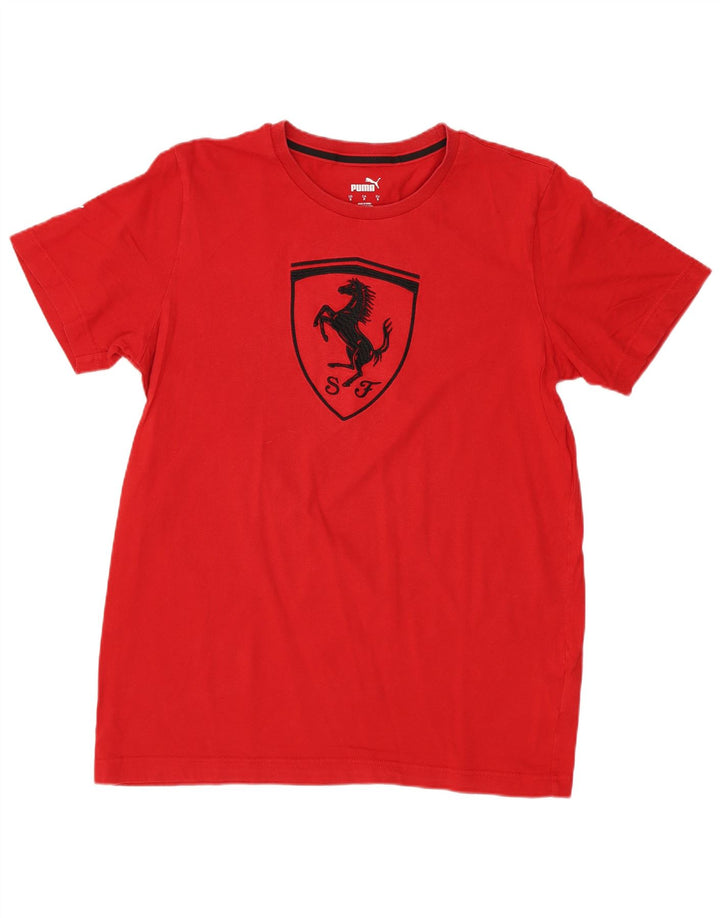 T-shirt grafica PUMA da uomo Ferrari piccola rossa