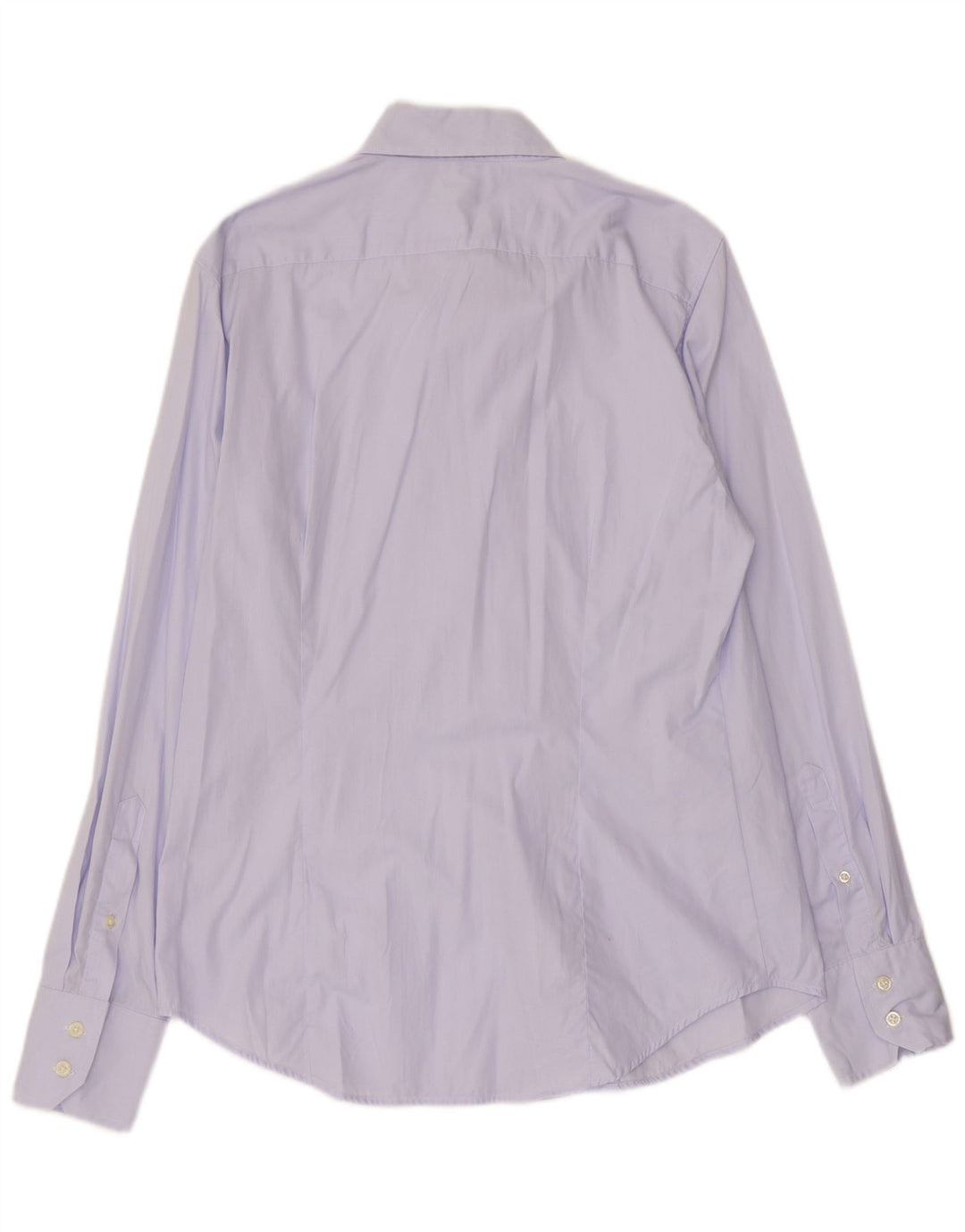 Camicia Uomo BENETTON Large Viola in Cotone