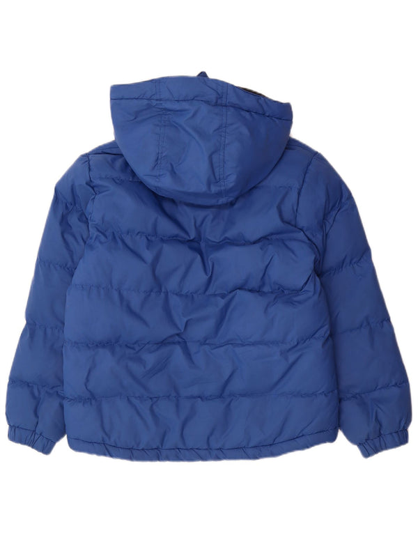 Giacca imbottita con cappuccio Timberland per ragazzi 9-10 anni in poliestere blu