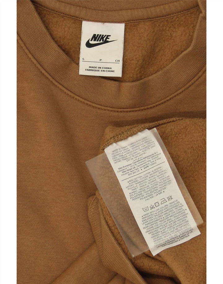 Felpa Nike Uomo Maglione Small Beige Cotone