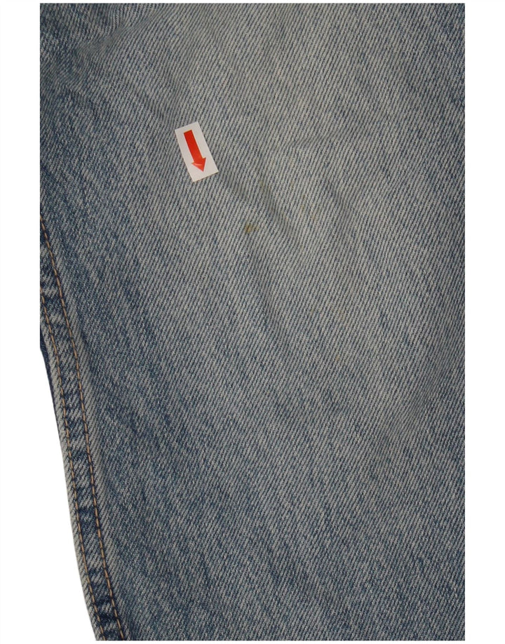 Jeans dritti da donna ZARA EU 34 2XS W24 L30 cotone blu