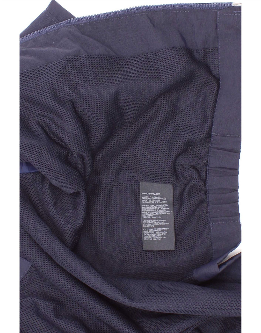 Giubbotto bomber grafico da bambino Tommy Hilfiger 3-4 anni in poliestere blu navy