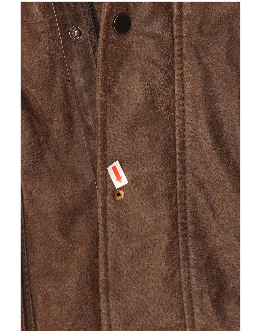 Cappotto in Pelle Uomo con Cappuccio Conbipel IT 54 XL Pelle Marrone