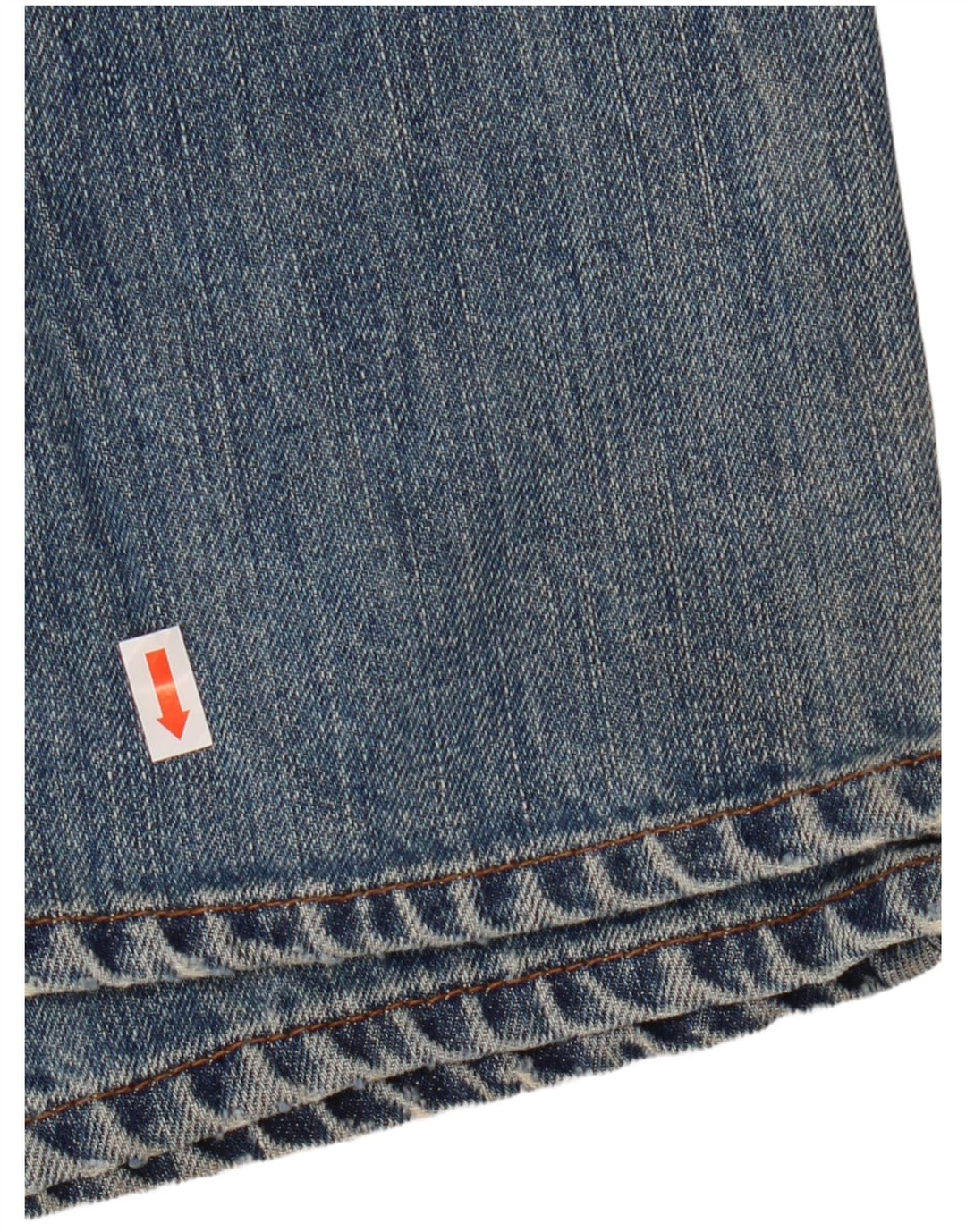 Jeans dritti da uomo dalla vestibilità rilassata J. Crew W36 L32 cotone blu