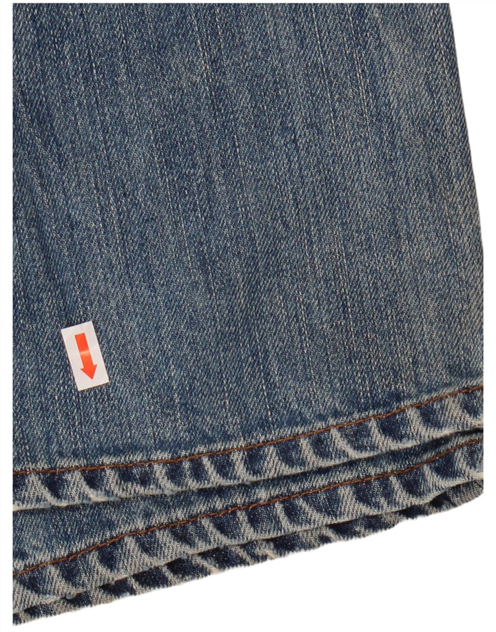 Jeans dritti da uomo dalla vestibilità rilassata J. Crew W36 L32 cotone blu