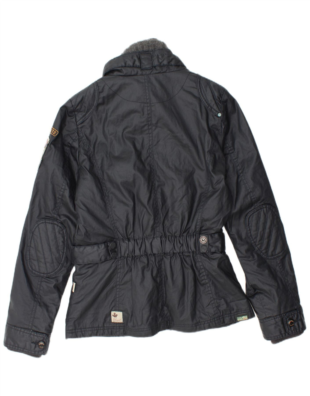 Giacca utilitaria da donna KHUJO UK 14 grande cotone blu navy