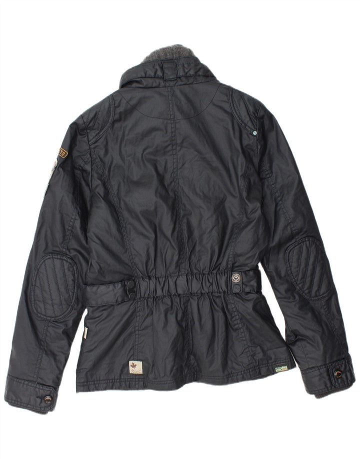 Giacca utilitaria da donna KHUJO UK 14 grande cotone blu navy