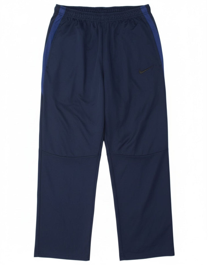 Pantaloni da tuta Nike da uomo XL in poliestere blu navy