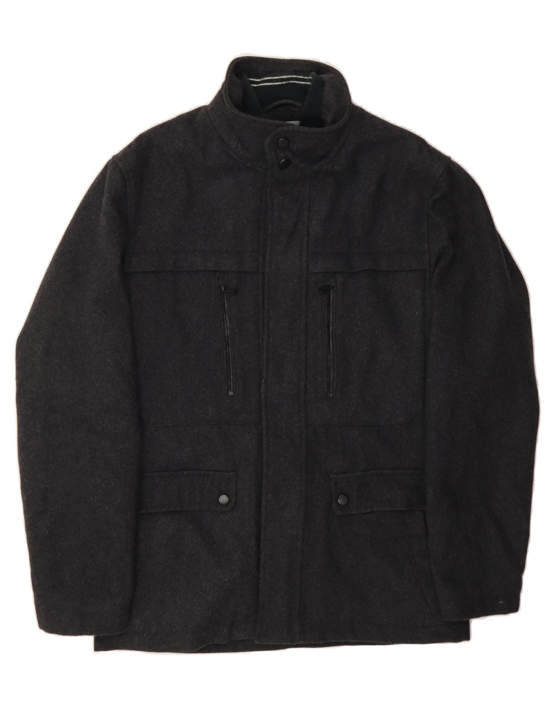 MICHAEL KORS Mens Bomber Jacket UK 36 Small Grey Wool Vintage Michael Kors and Second-Hand Michael Kors from Messina Hembry 