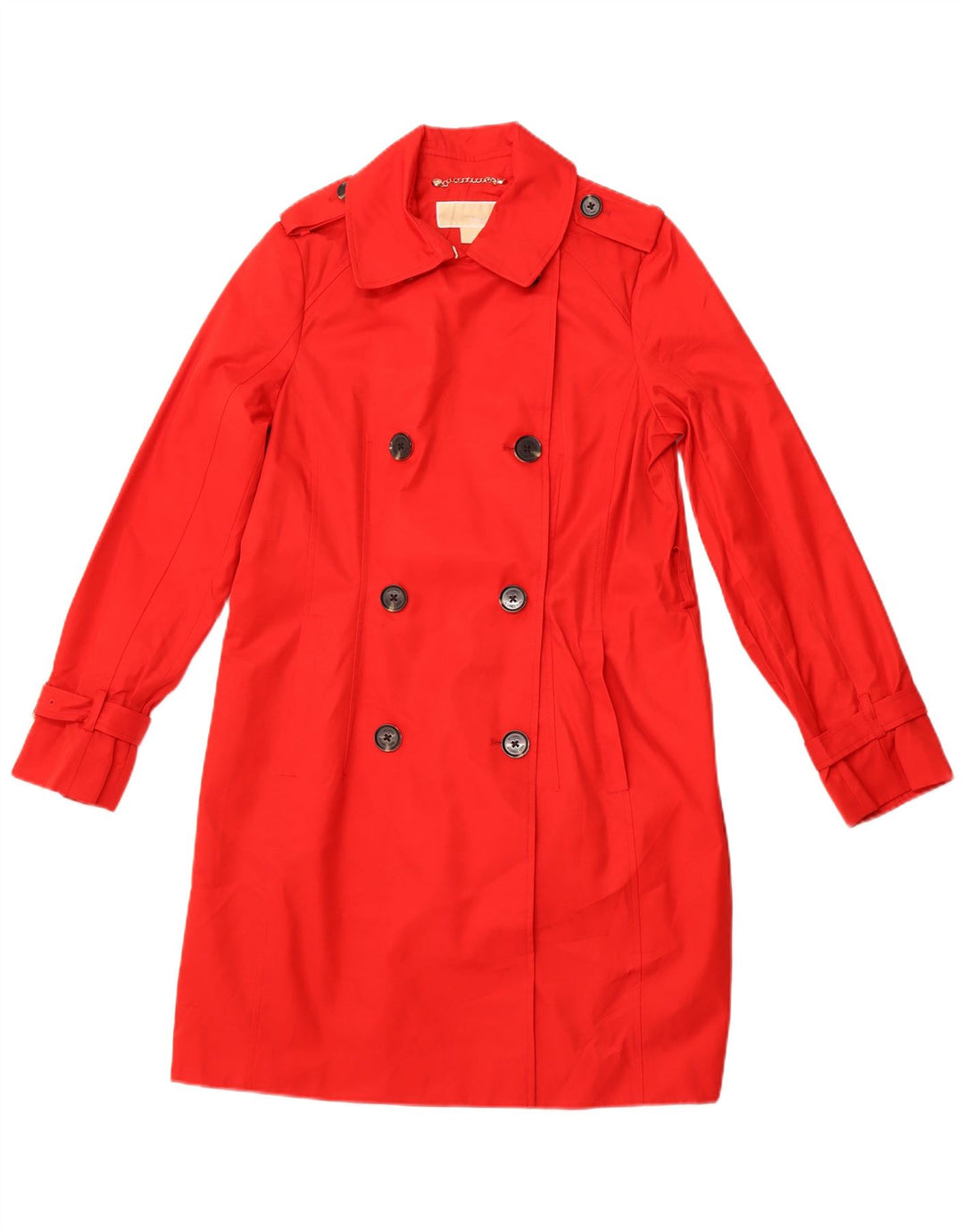 Trench da donna MICHAEL KORS UK 12 Cotone rosso medio