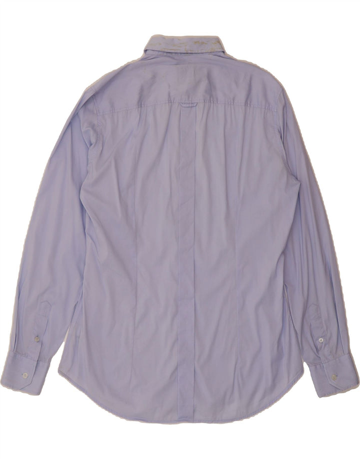 DOLCE & GABBANA Mens BRAD Shirt Size 41 16 Large Blue Cotton Vintage Dolce & Gabbana and Second-Hand Dolce & Gabbana from Messina Hembry 