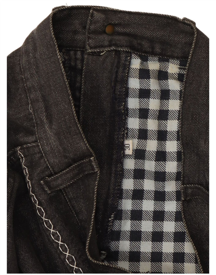 Gonna di jeans da donna VINTAGE W30 Grigio medio