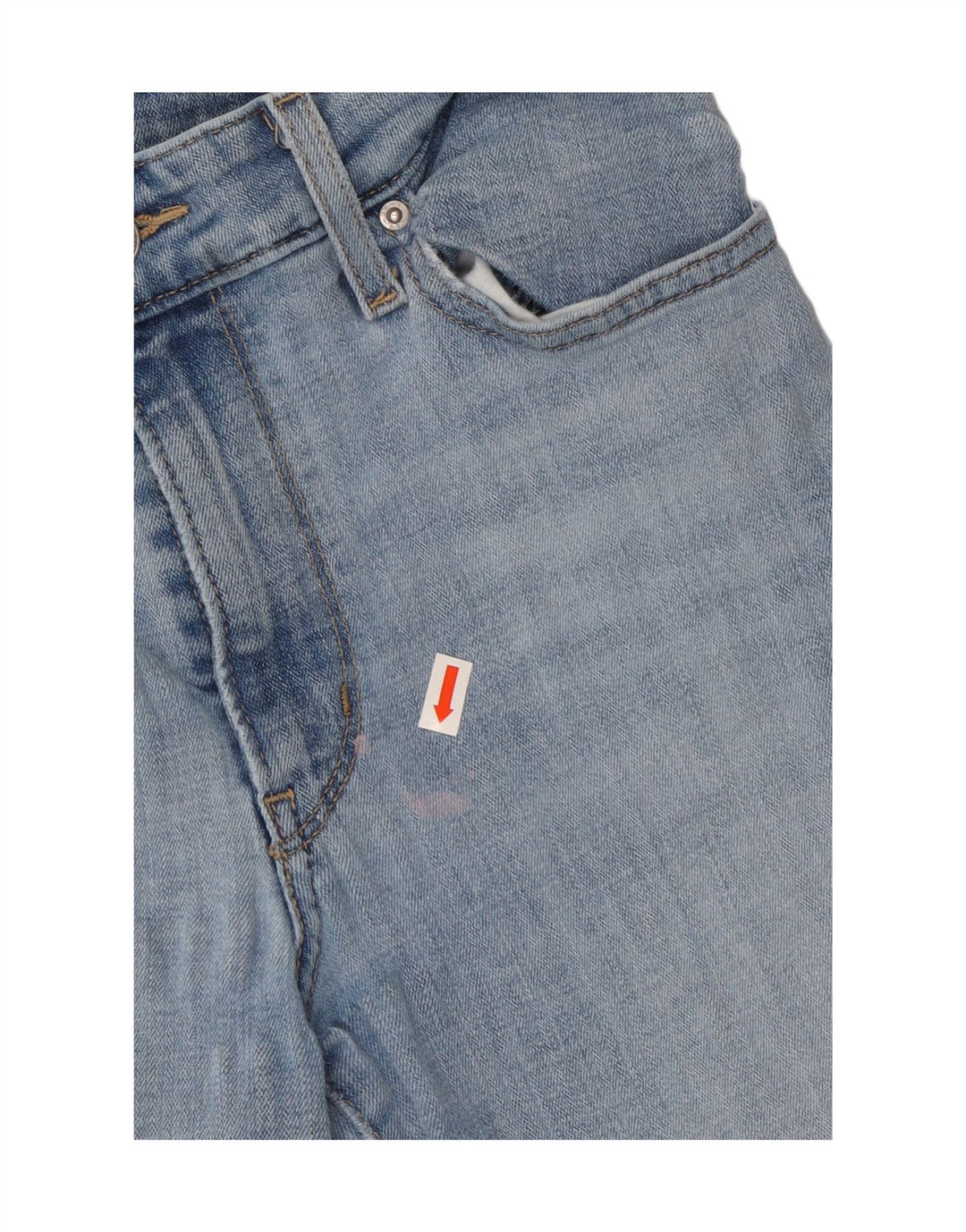 Jeans dritti da donna LEVI'S W29 L32 cotone blu
