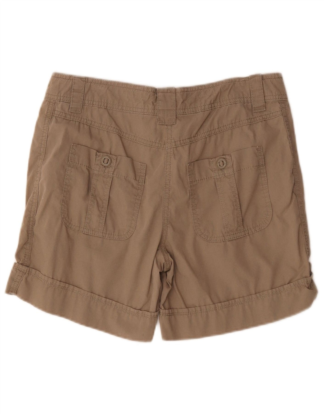 Pantaloncini cargo da donna Marks & Spencer UK 12 medi W32 cotone kaki