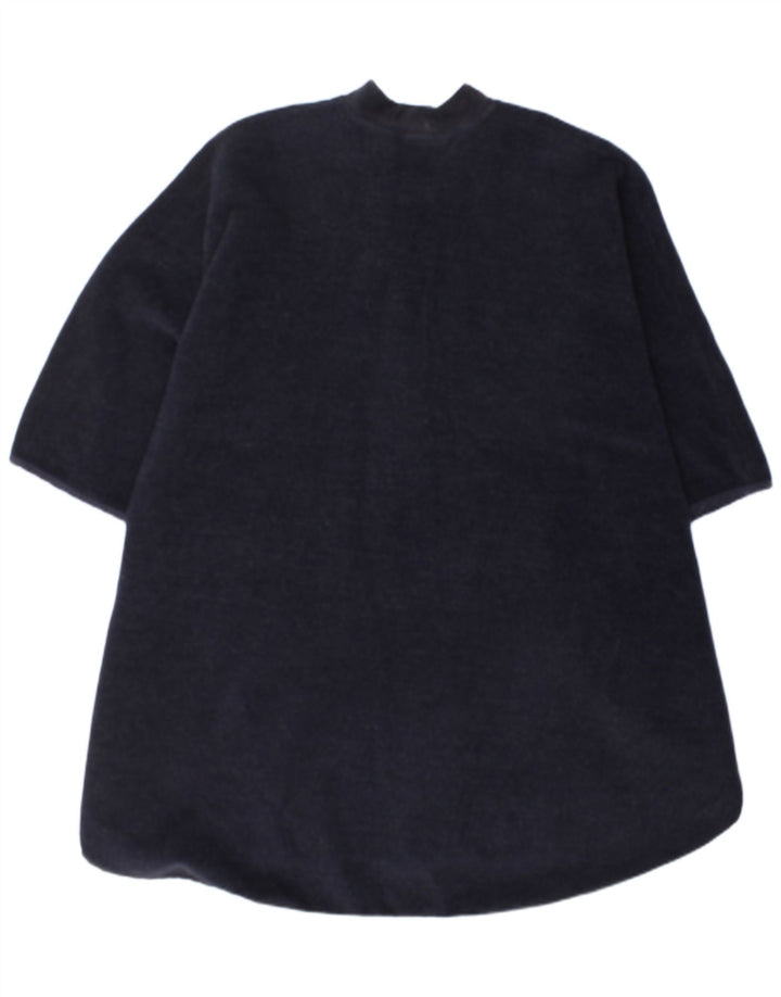 Cappotto poncho da donna Fort & Madox UK 40 grande blu navy