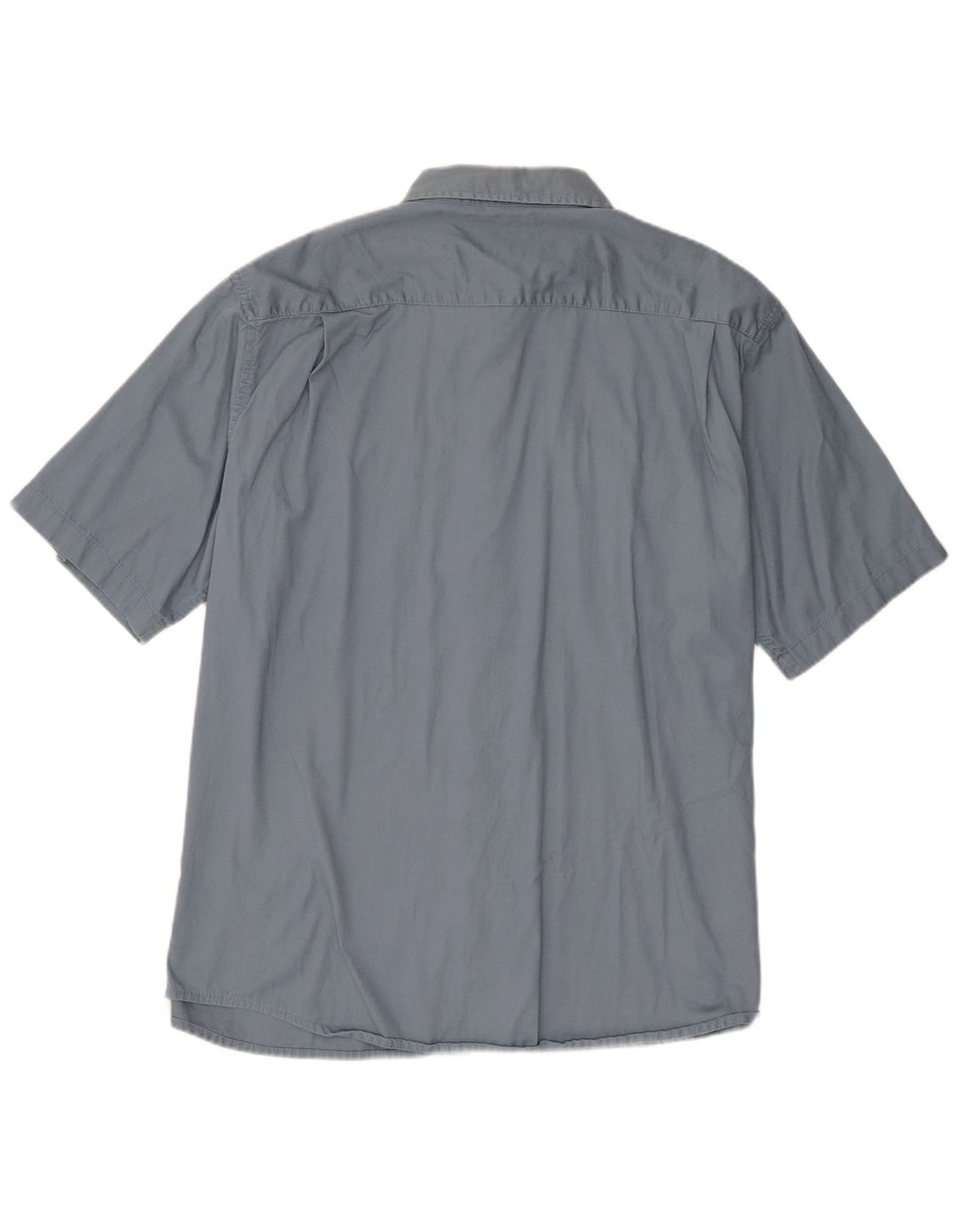 Camicia a maniche corte da uomo Wrangler XL in cotone blu
