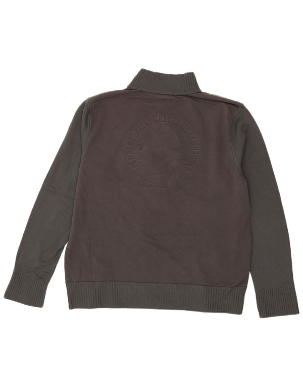 Maglione maglione con zip da uomo Bikkembergs XL grigio