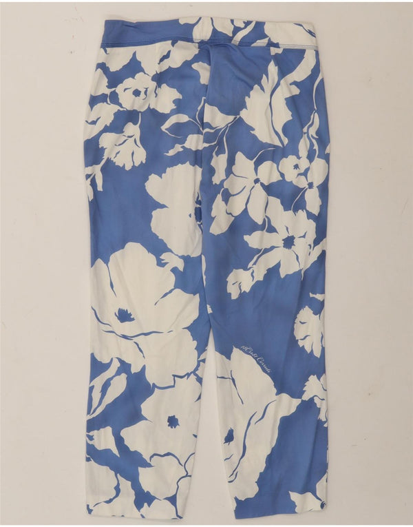 Pantaloni Cropped Donna Cerruti 1881 IT 42 Medio W30 L24 Blu Floreale