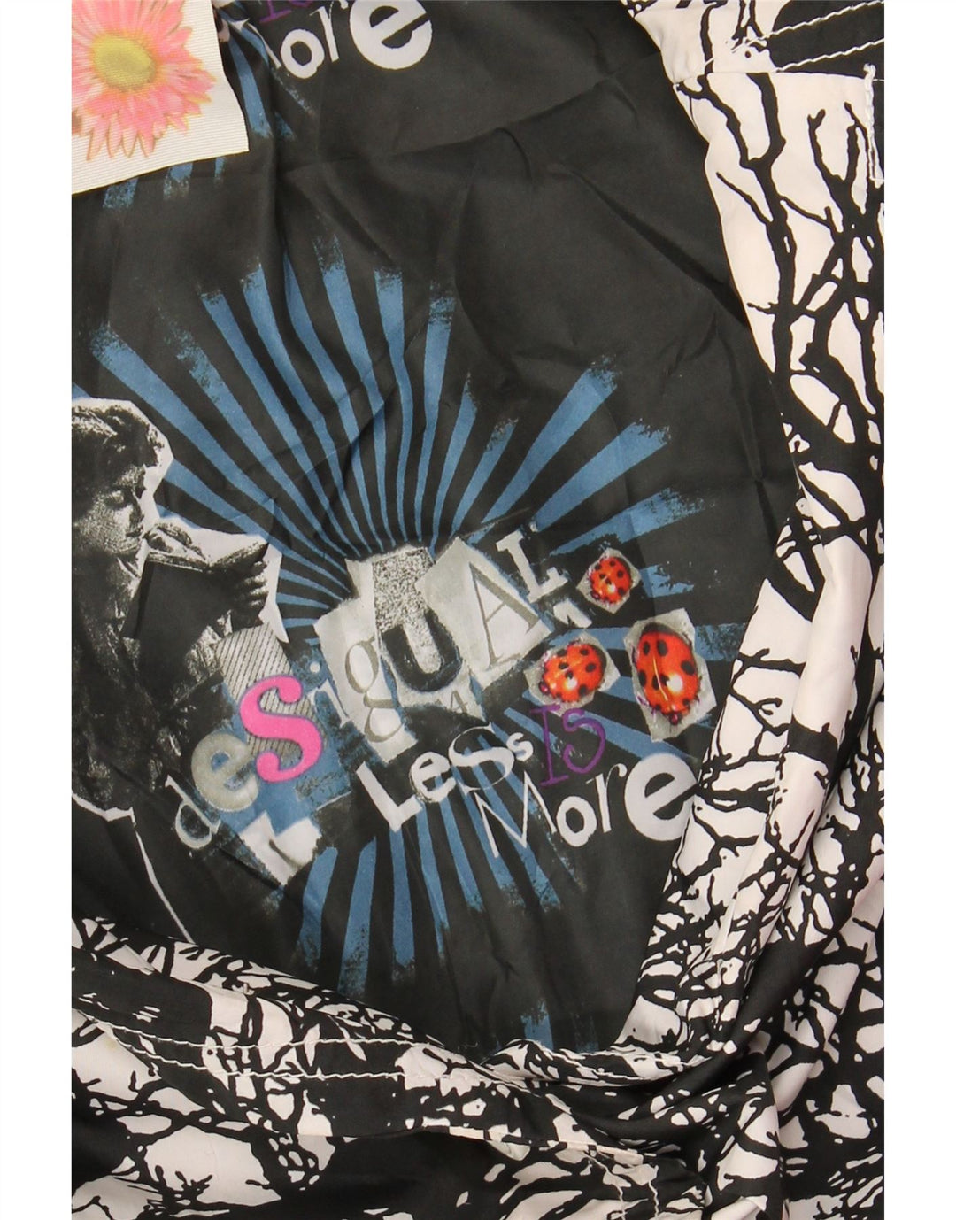 Cappotto da donna Desigual EU 42 Grande poliestere floreale multicolore