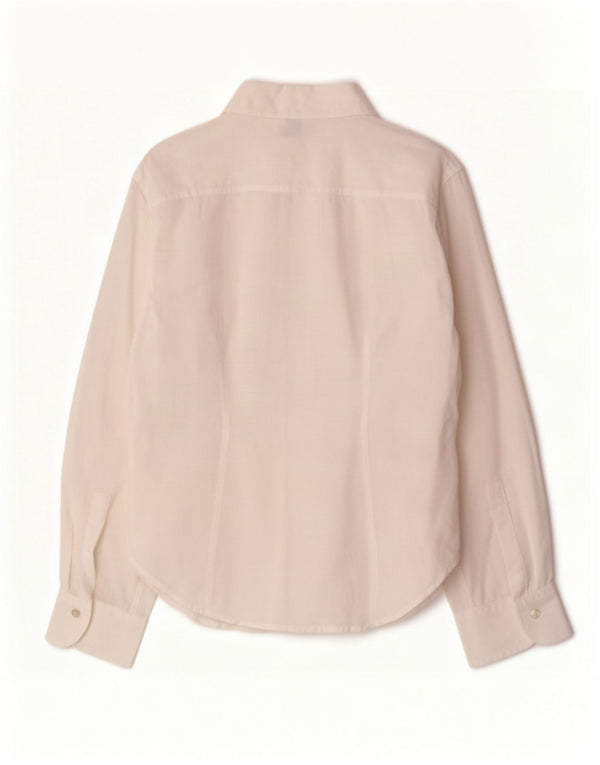 Camicetta trasparente da donna Armani Collezioni IT 46 Large White Ramie