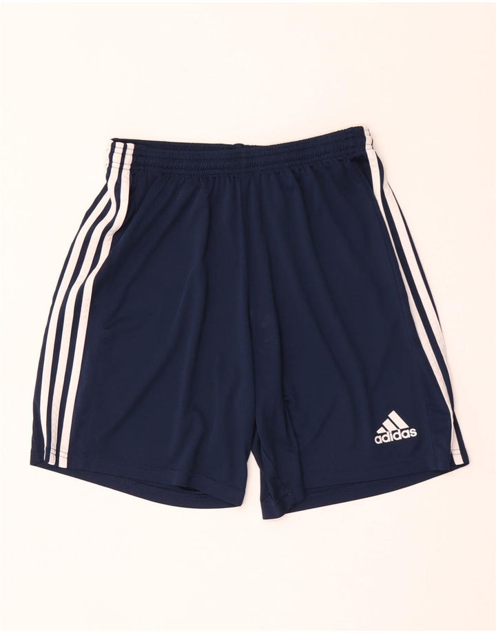 Pantaloncini sportivi Adidas Aeroready da uomo di grandi dimensioni in poliestere blu navy