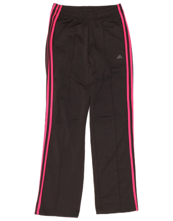 Pantaloni della tuta da donna Adidas UK 4/6 XS poliestere nero