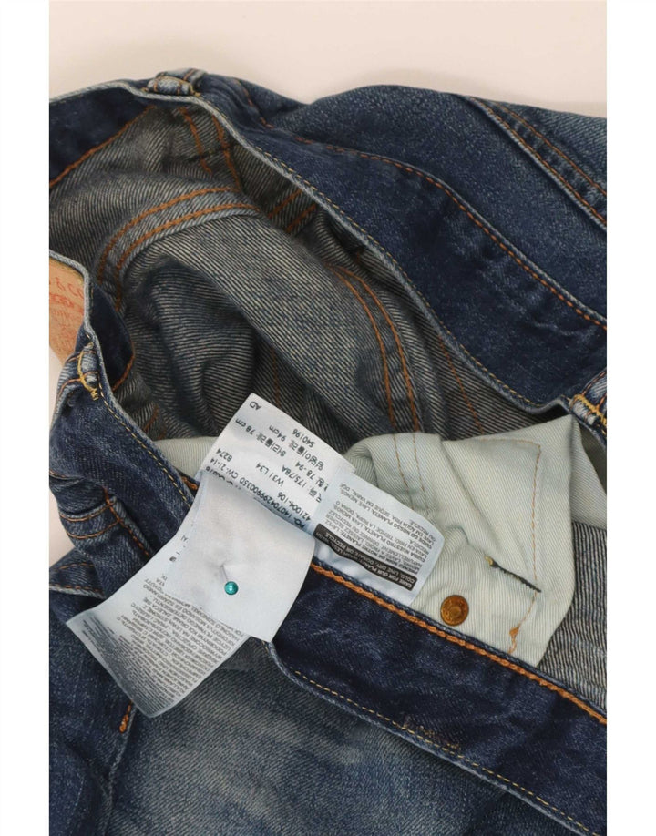 Levi's Uomo 504 Jeans dritti W31 L34 Cotone Blu