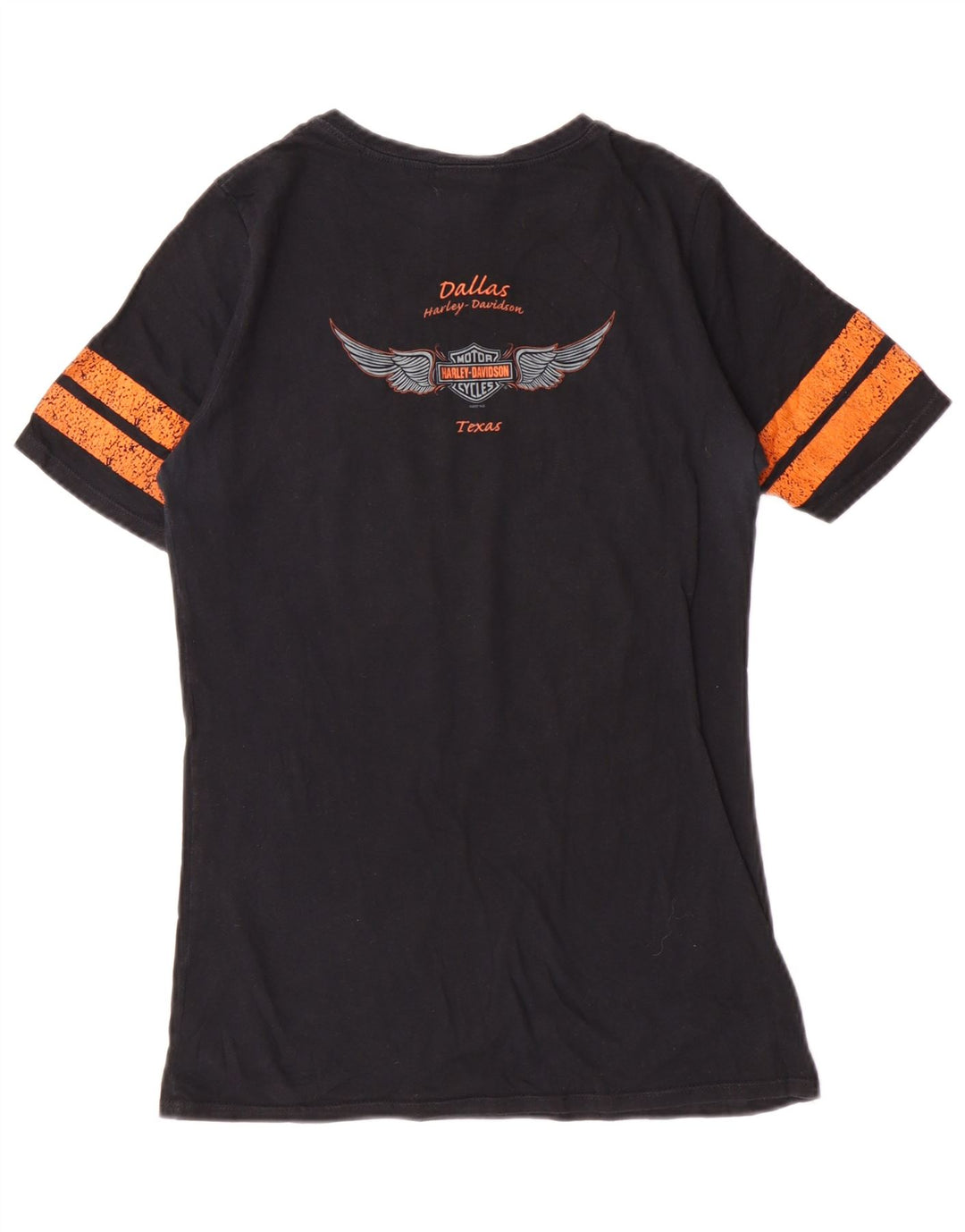 T-shirt grafica da donna HARLEY DAVIDSON UK 12 cotone nero medio