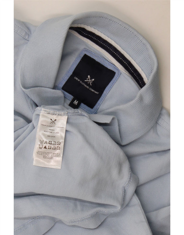 Crew Clothing Polo da uomo in cotone blu medio