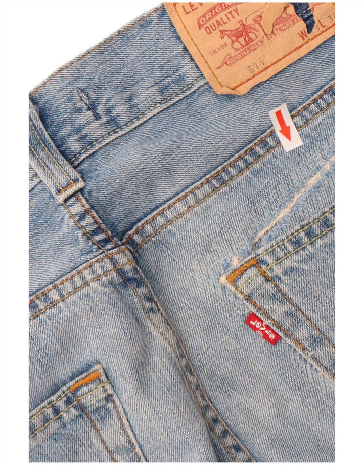 Jeans Levi's Uomo 511 Slim W33 L34 Cotone Blu