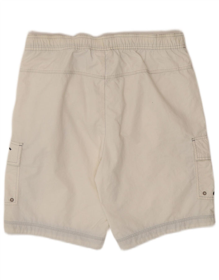 Pantaloncini da bagno da uomo Champion, colore bianco medio, in poliammide