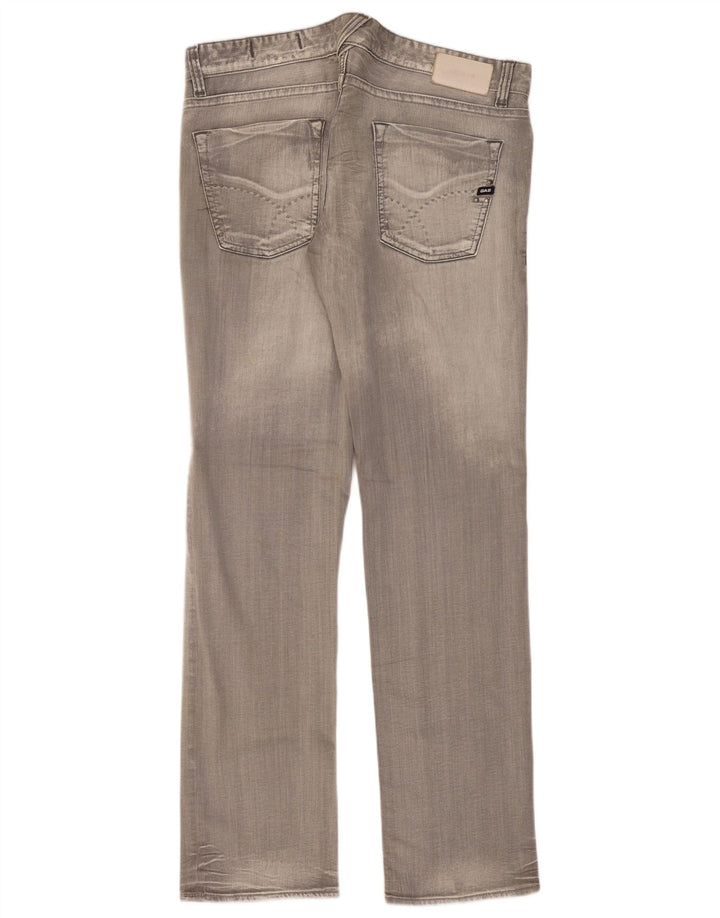 Jeans dritti da donna Gas W38 L34 cotone grigio