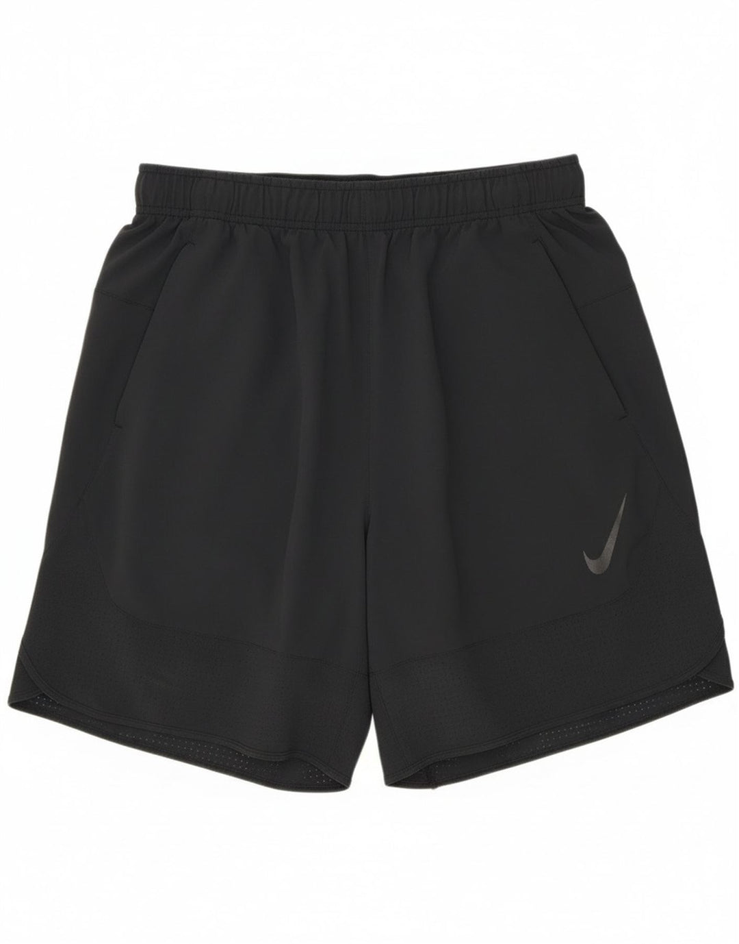Pantaloncini sportivi Nike Dri Fit da uomo, grandi, in poliestere nero