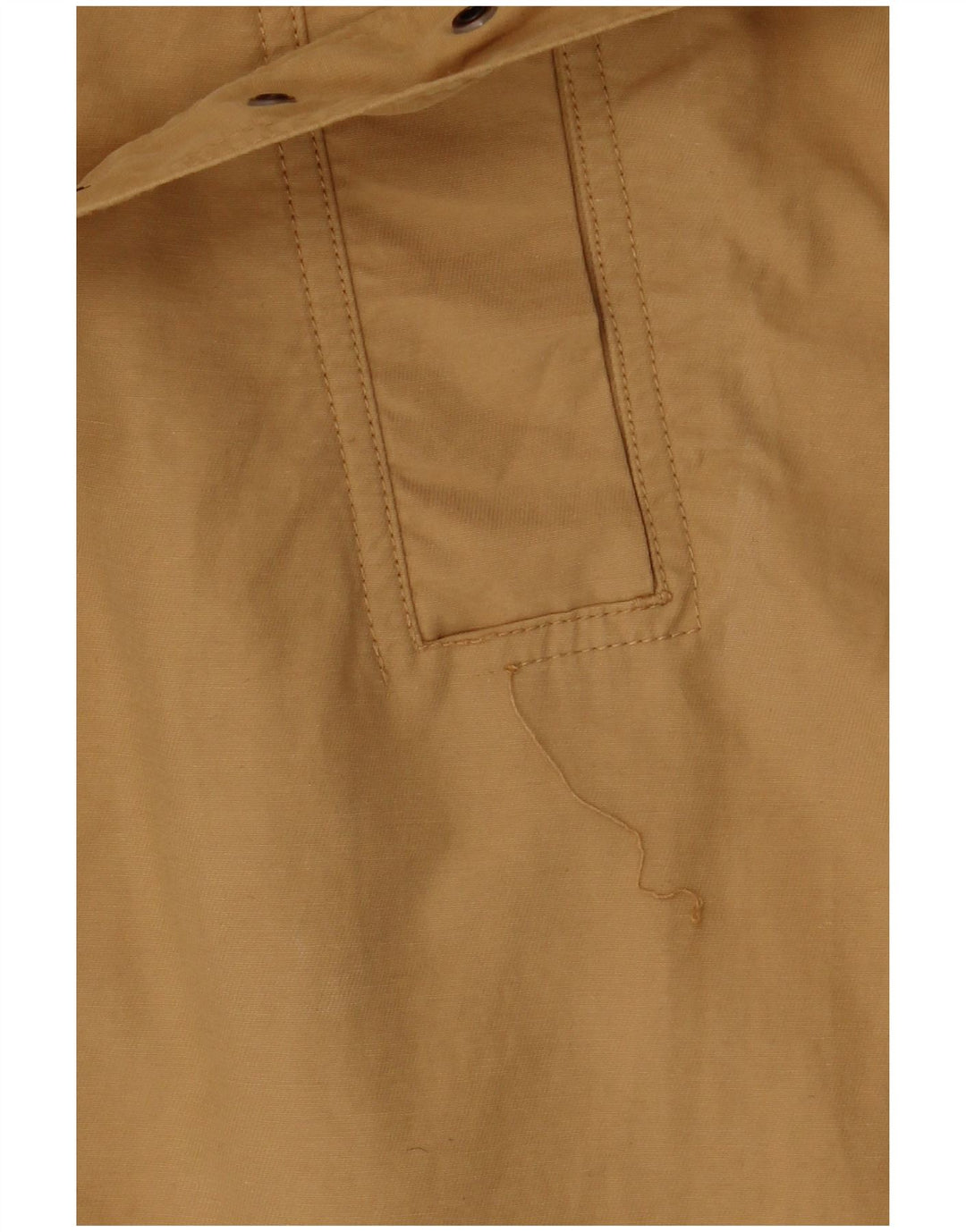 Trench doppiopetto da donna Fat Face UK 16 grande cotone beige