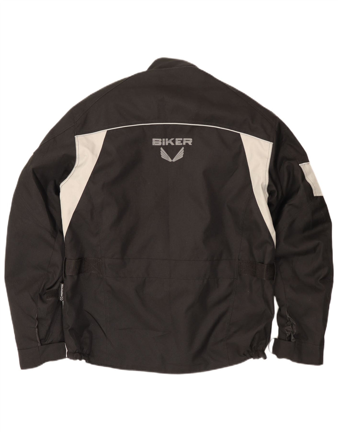 Giacca da motociclista da motociclista da uomo, taglia 50, media, in poliestere color block nero