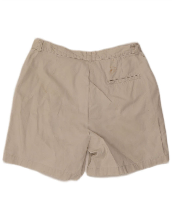 Pantaloncini chino da donna Eddie Bauer US 10 Large W30 bianchi