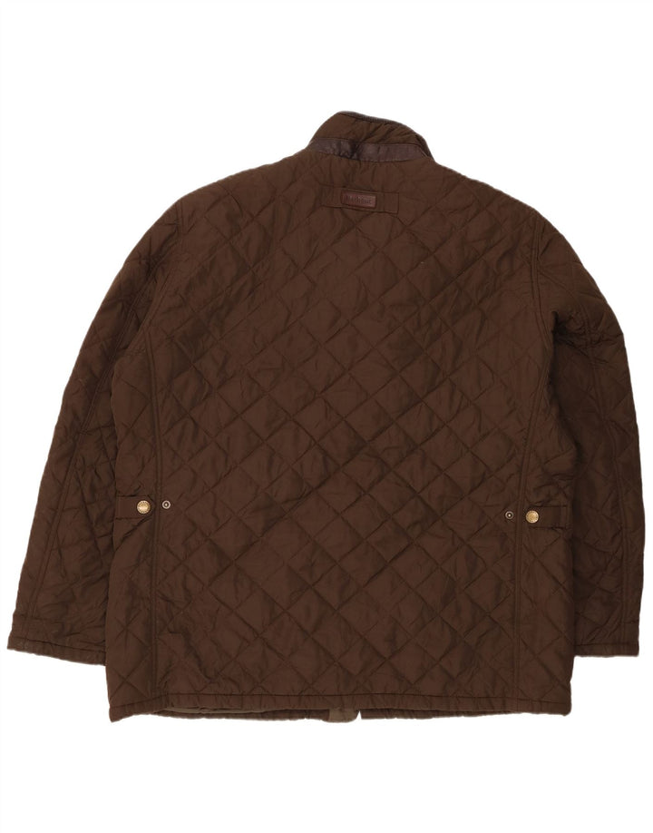Giacca trapuntata da uomo Barbour UK 44 2XL Poliestere marrone