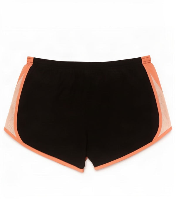 Pantaloncini sportivi Nike Dri Fit da donna UK 14 Medium Black Colourblock