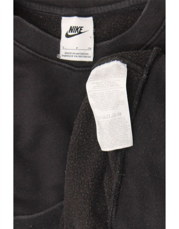 Felpa Nike Uomo Maglione Piccolo Cotone Nero